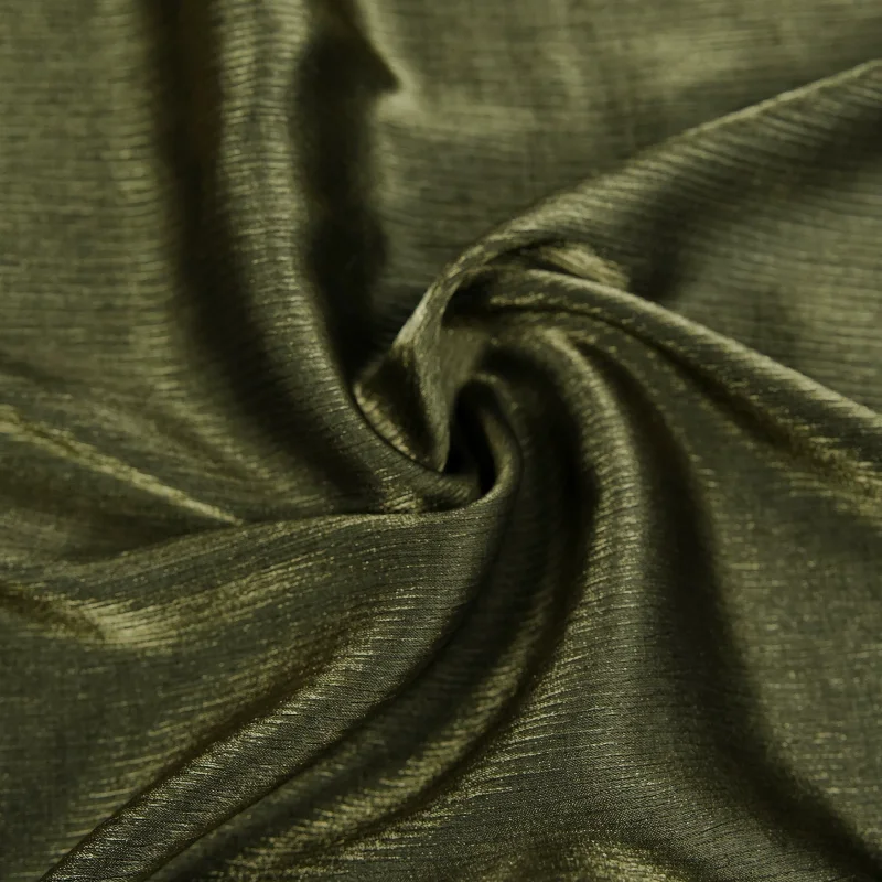 Tela de Satén Brillante Suave Verde Oliva Vintage para Manualidades, Material de Tul para Ventanas, Vestidos, Blusas, Faldas, Diseño, Venta al por Mayor