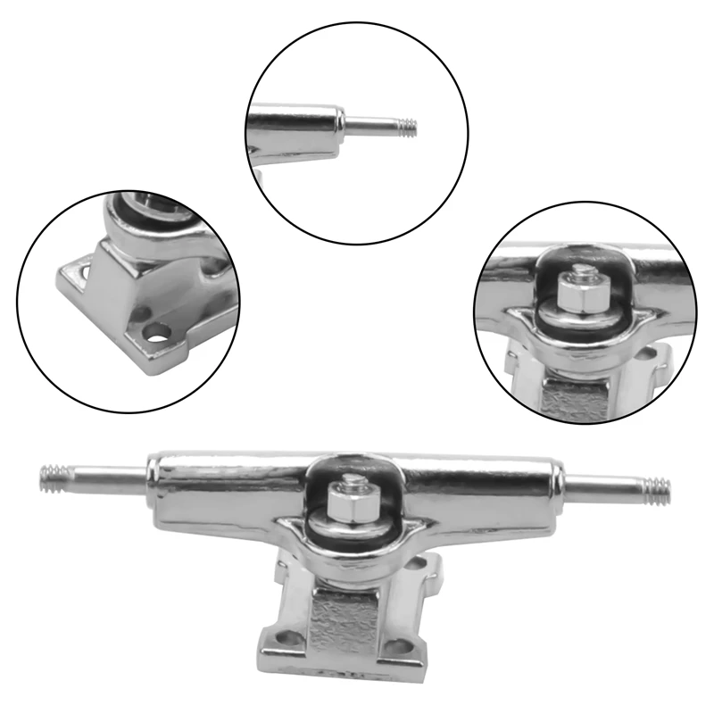 New-10 Pcs 29Mm Fingerboard Trucks Finger Skateboard Deck With Nuts With Spanner Screwdriver For Finger Skateboards