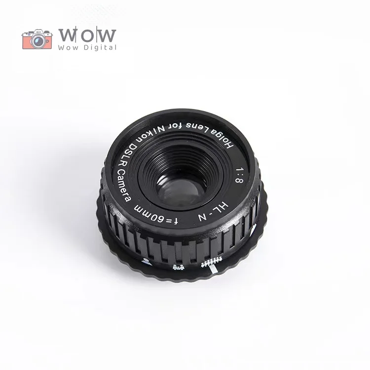 2020 NEW Holga HL-C 60 mm f/8.0 Lens For Canon NiDSLR SLR Camera Black Parts Cameras Accessory