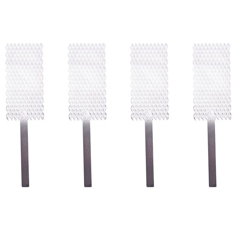 A32HOT-4Pcs 20 X 5Cm Mesh Platinized Titanium Anode Rhodium Jewelry Plating Plater Tool Mesh With Handle Jewellery Tool