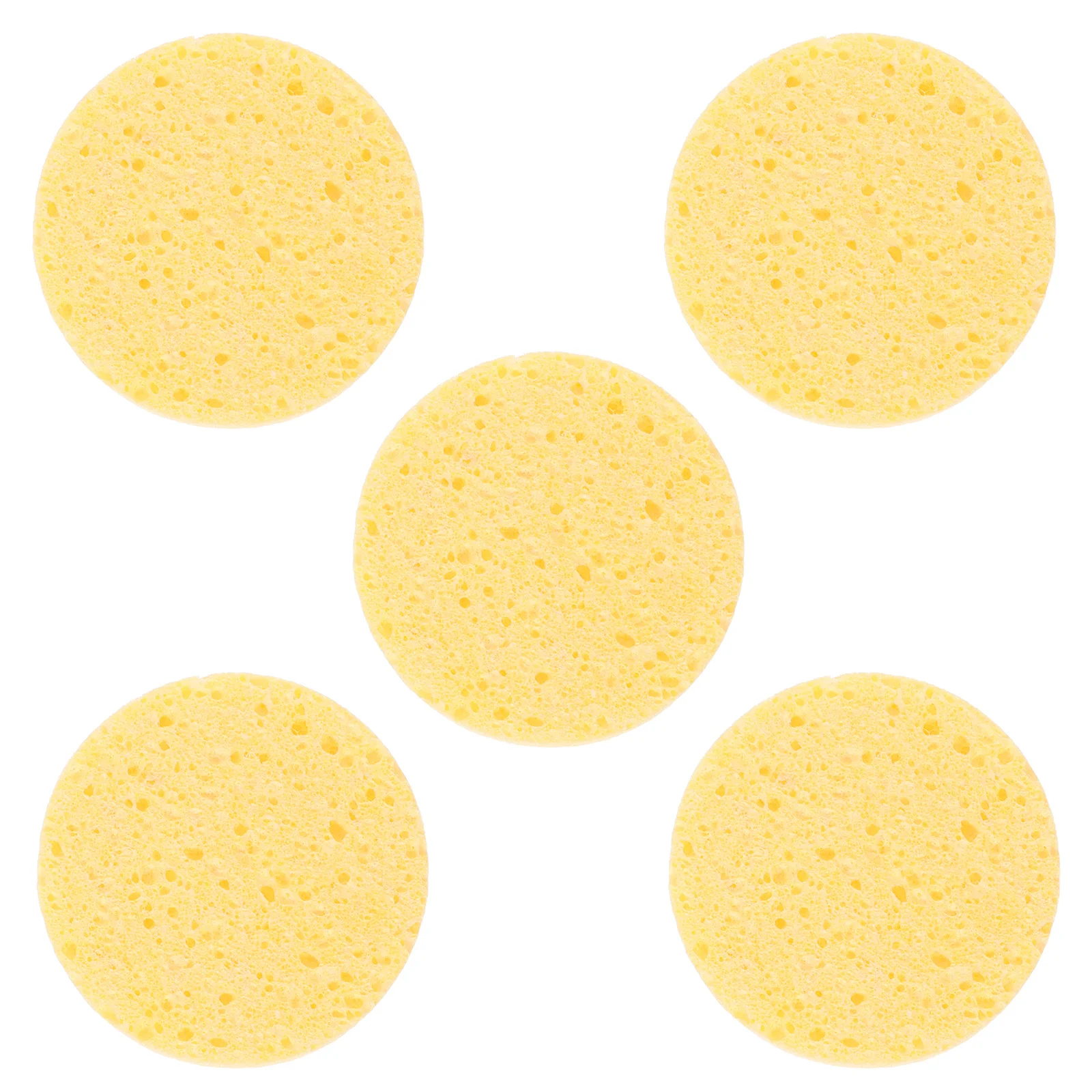 5 قطع من وسادات إزالة المكياج الدائرية، إسفنجة ناعمة للوجه للتنظيف العميق، ملحقات إزالة الزيت للنساء #2