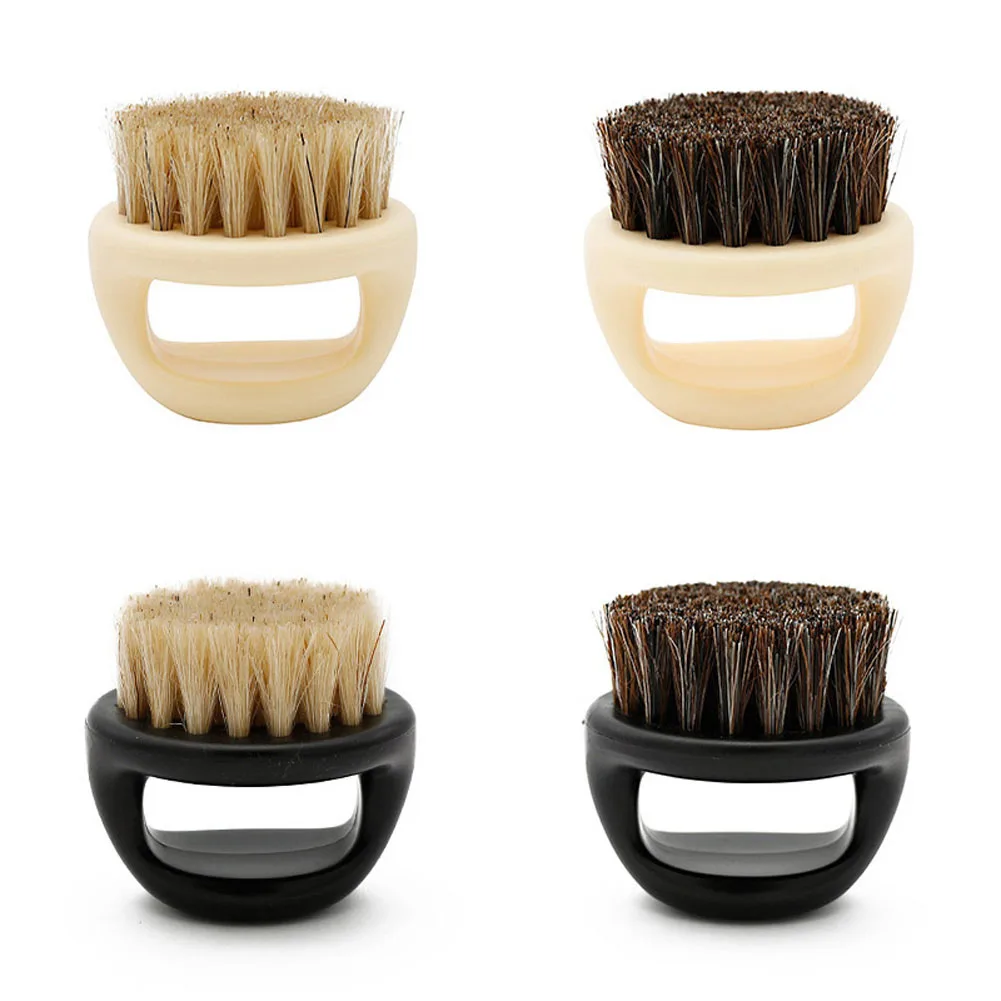 Professional Beard Brush Natural Boar Bristle for Grooming Men's Facial Hair Shaper Tool Durable Styling Comb Lightweight