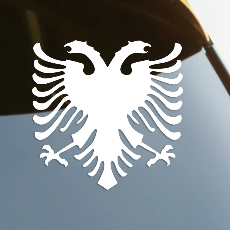 

Hot Sale Albania Eagle Car Sticker Waterproof Auto Decors on Car Body Bumper Rear Window Die-Cut Vinyl Decal