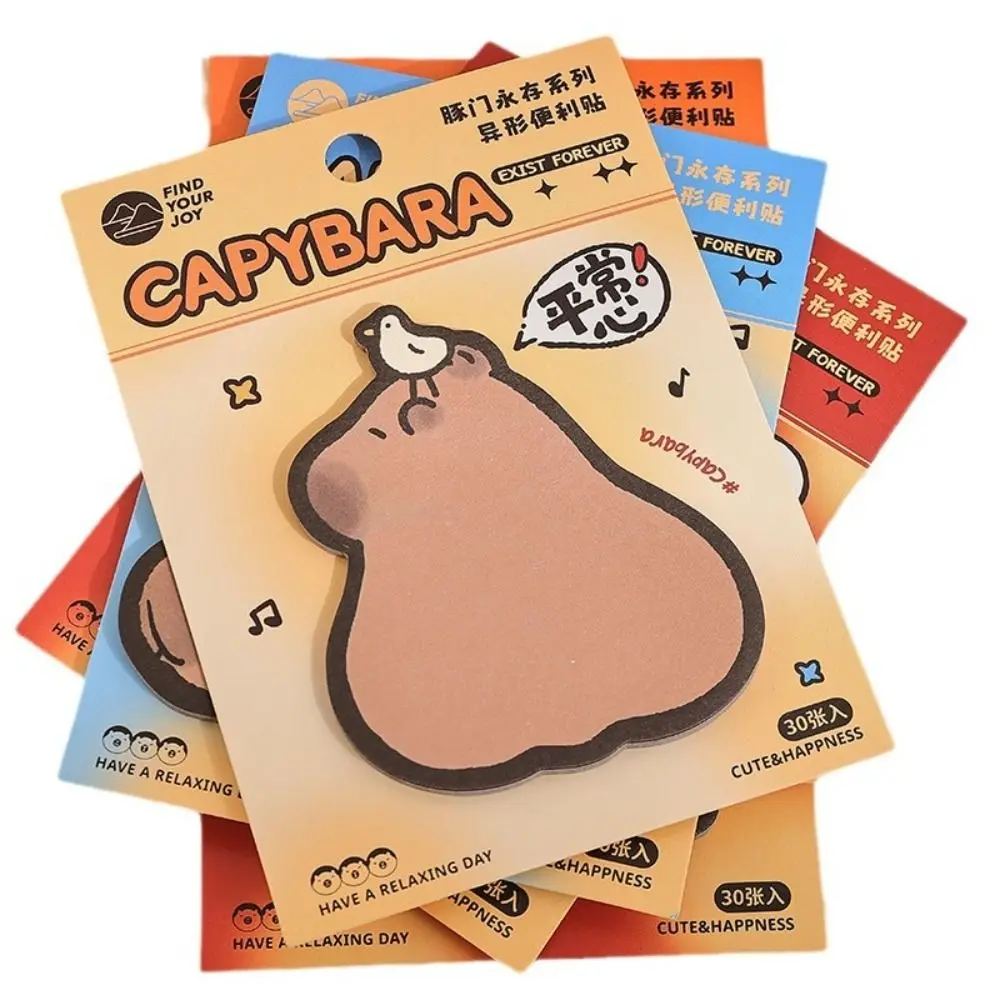 Sticky Notes Capybara Memo Pad To Do List N Times Cute Note Paper Message Paper Kawaii Note Pad Gift