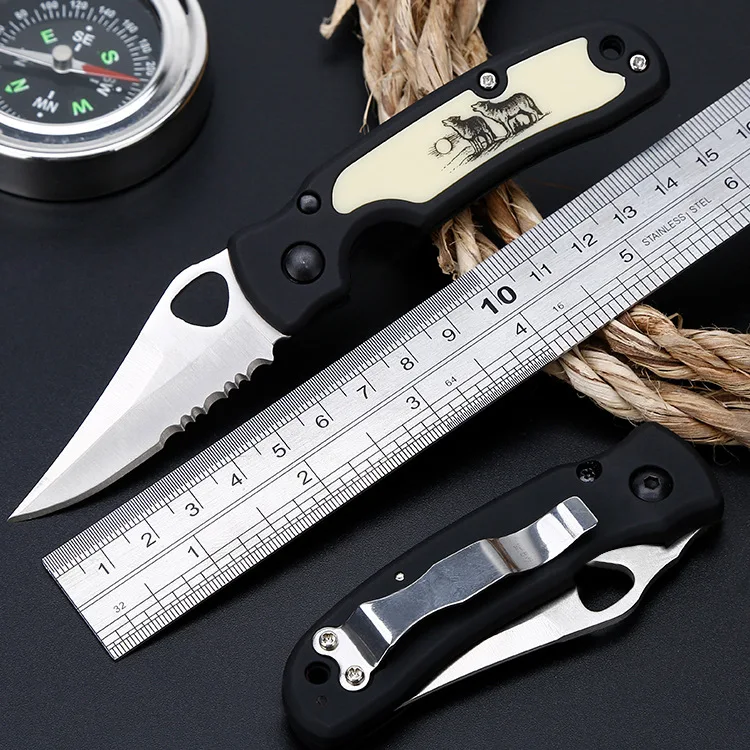 Outdoors Camping Mini Folding Knife for Men Multitool Self Defense  Military Tactical Pocket Knives for Fishing and Hunting