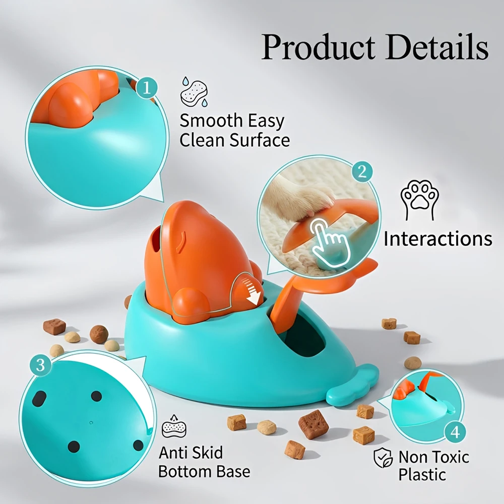 Juguete dispensador de golosinas interactivo para perros y gatos - imagen 3