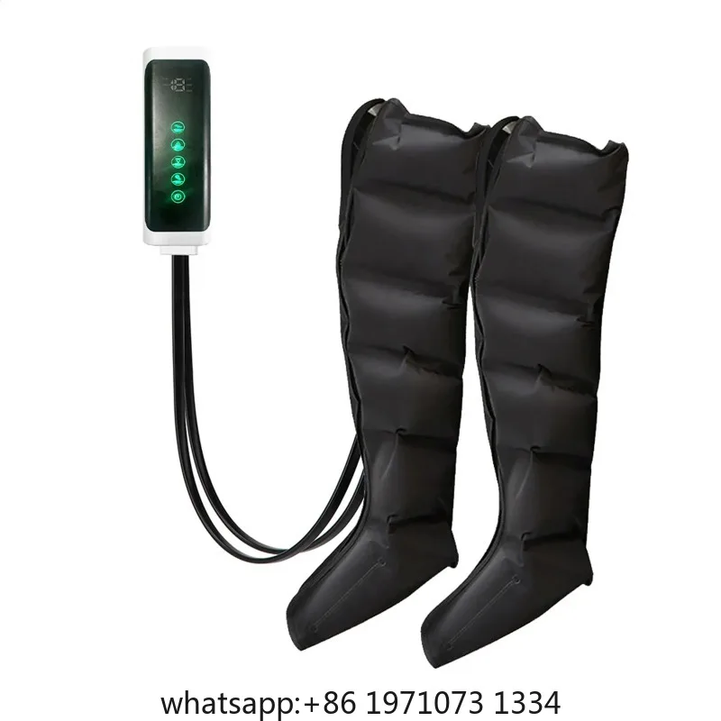 NEW Air Compression Leg Massage 6 Airbag Pneumatic Boots Used for Circulation and Leg Muscle Relaxation to Relieve Varicos Veins