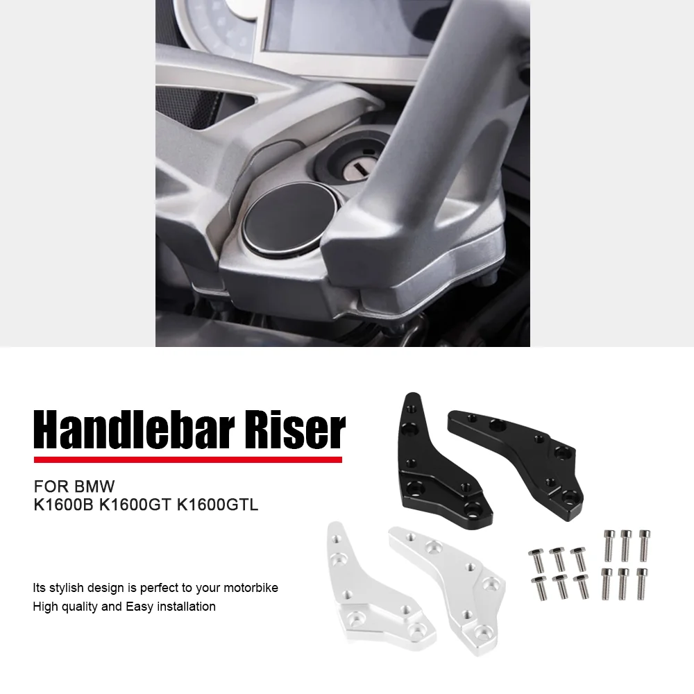 

Handlebar Risers For BMW K1600B K1600GT K1600GTL Grand America Handle Bar Riser Mount Handlebar Risers Clamps K 1600 B GT GTL