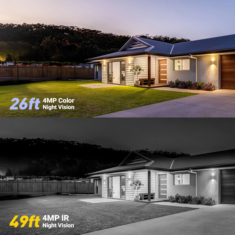 Cámara Solar Annke inalámbrica PT de 4MP, 16 canales NVR, 2,4G y 5,8G, cámara de seguridad de doble banda, sistema de cámara inalámbrica con batería Solar integrada