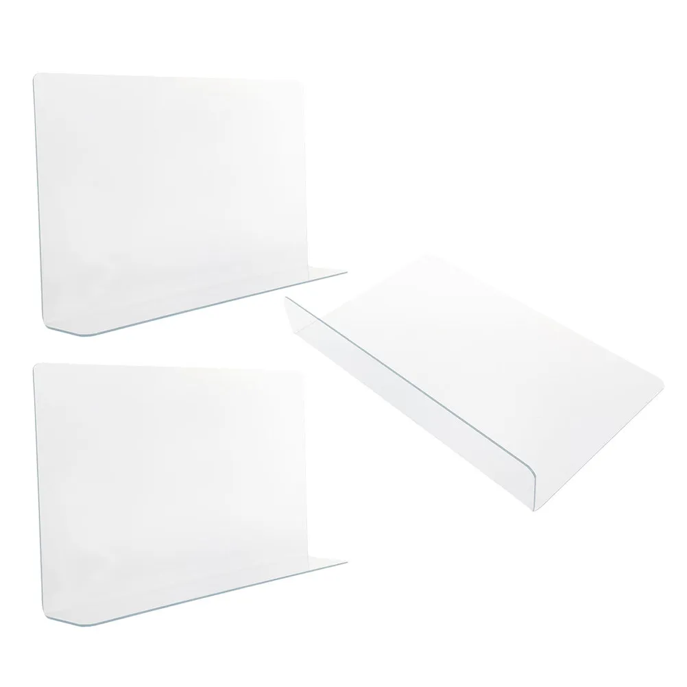 

3Pcs Bathroom Splash Guard PVC Waterproof Bathtub Corner Splash Guard for Shower Sink Blocker Spatter Protector