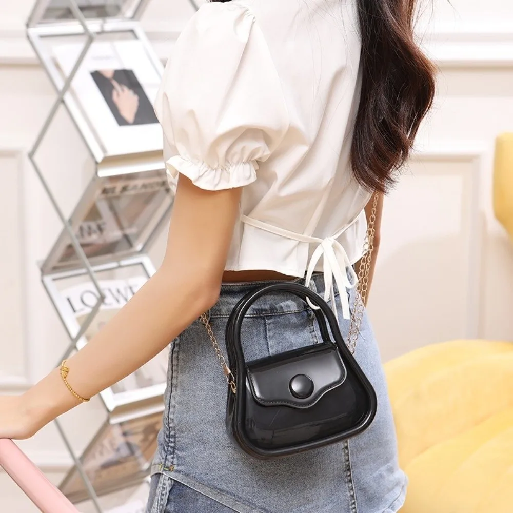 European Small Jelly Bag Exquisite Soft Mini Handbag Fashionable Silicone Chain Bag Casual