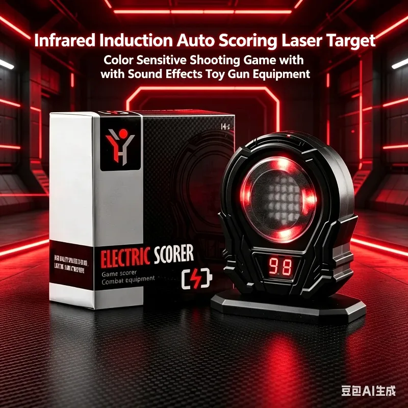 

Auto Scoring Infrared Induction Laser Target Color Sensitive Shooting Game with Sound Toy Gun Equipment