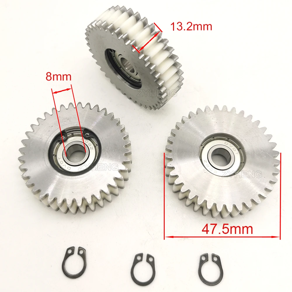 3PCS 36T Steel Gear For Electric Bike Engine Bafang FAT Bike Motor G020 G060 750W/G062 750W Metal and Nylon Gear