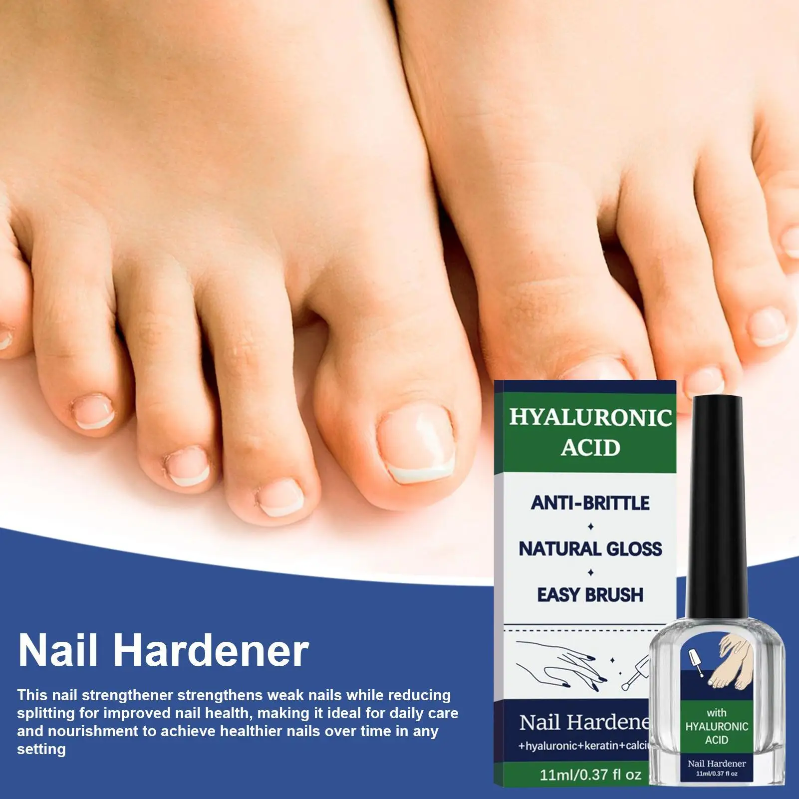 مقوي الأظافر الواقي اللطيف والامتصاص السريع لنمو الأظافر وكيل سائل لأظافر القدم والأصدقاء والزملاء المتحمسين في المنزل