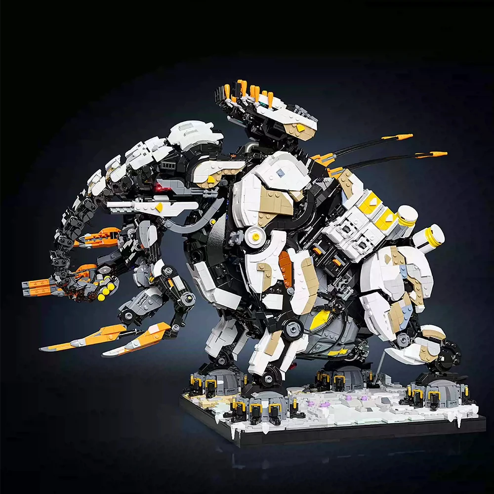 Bloques de construcción MOC Horizons Zeros Dawn, Forbiddens West Tallneck y Tremortusk, 7401, piezas, piezas, kit de modelismo para adultos