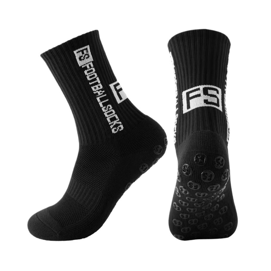 10Pairs FS football socks Non-Slip Grip Socks for Men Women Basketball Baseball Rugby Soccer
