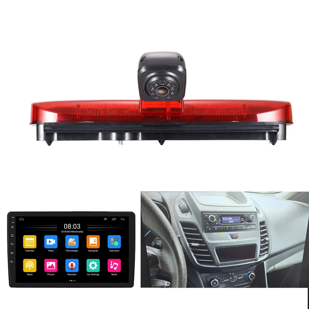 Android Car radio with Carpaly GPS Navigation+HD Rearview camera For Ford Transit Connect Tourneo PJ2 Van V408 Box MPV 1.5 TDCi