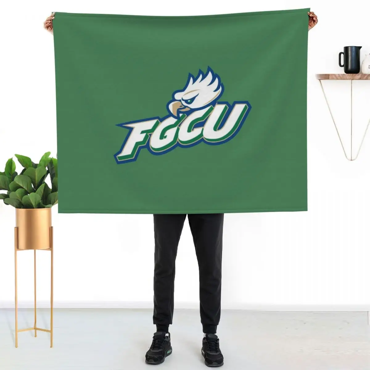 Florida-Gulf-Coast-Eagles-Baseball Throw Blanket bed plaid Thin Soft Plush Plaid Soft Big Sofas Blankets