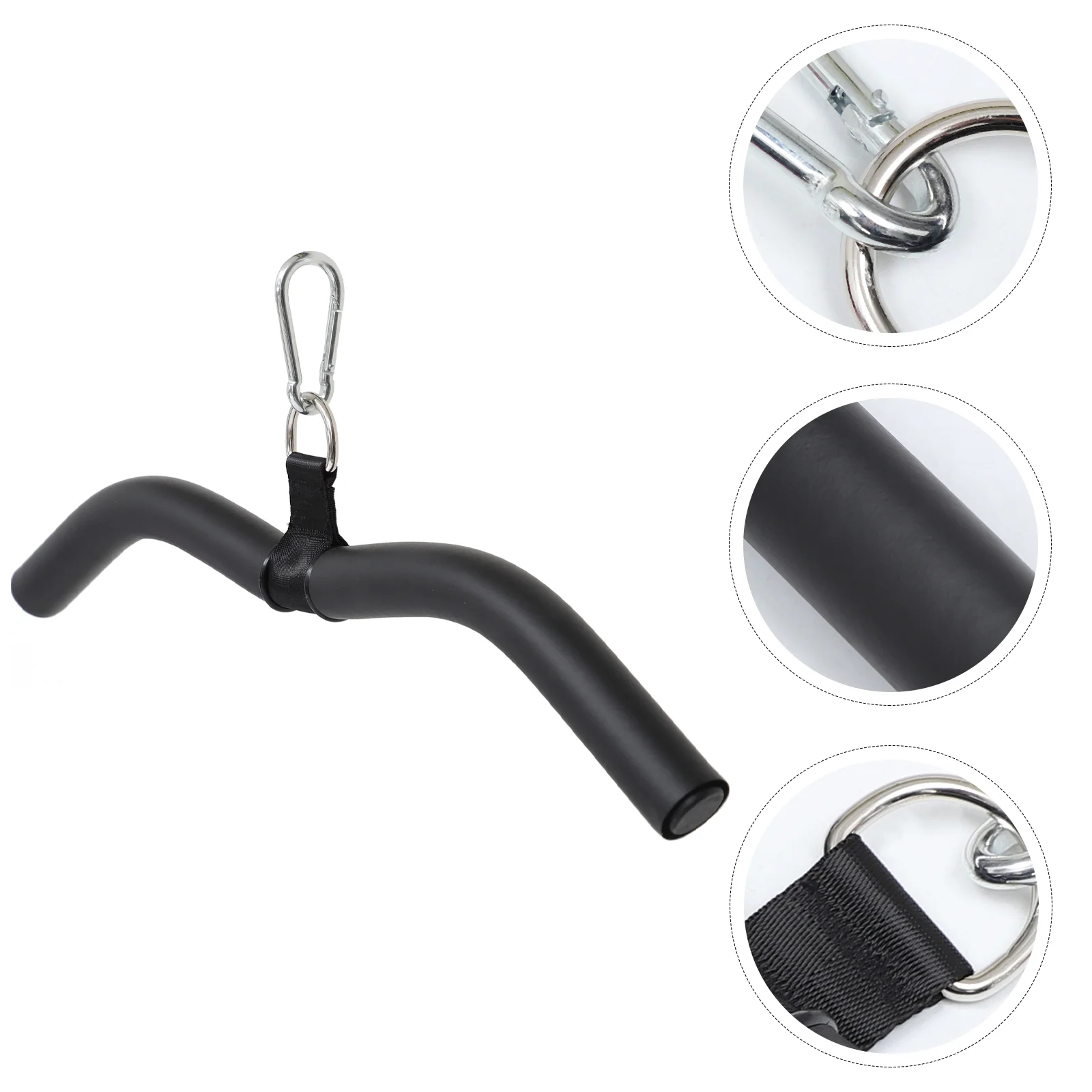 

Fitness Bar Steel Bicep Pull Shoulder Pulling Down Biceps Back Tension Lever Accessories Tool Handle