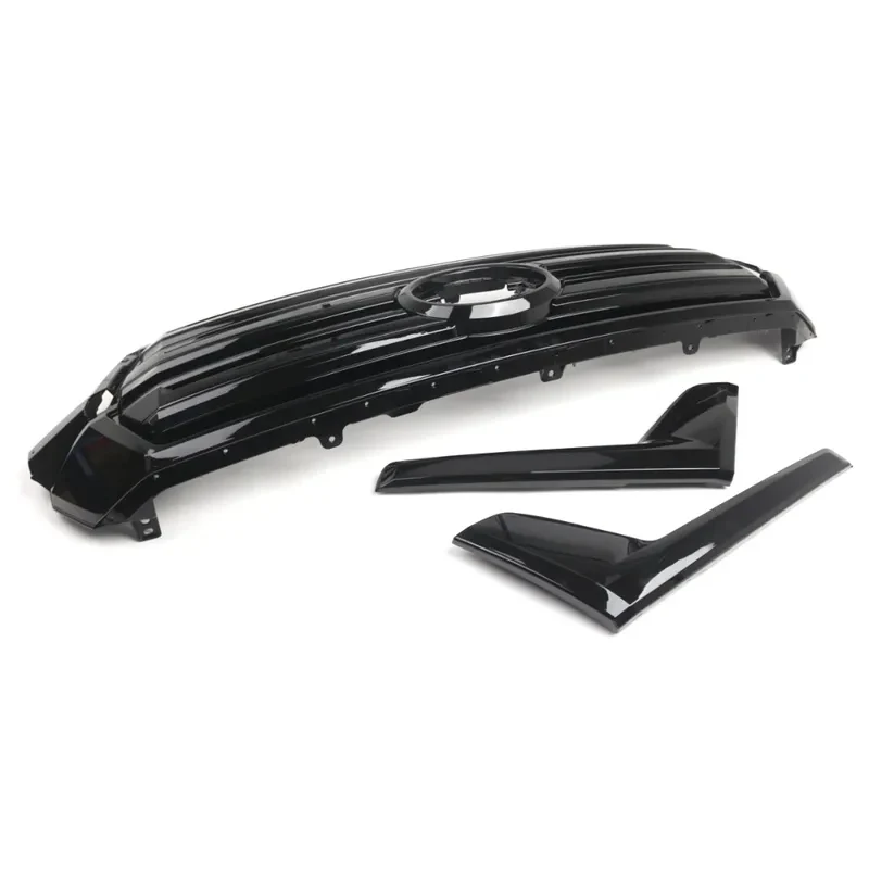 Factory Hot Selling Gloss Black Mesh Front Bumper Grille Durable Auto Exterior Accessory 3