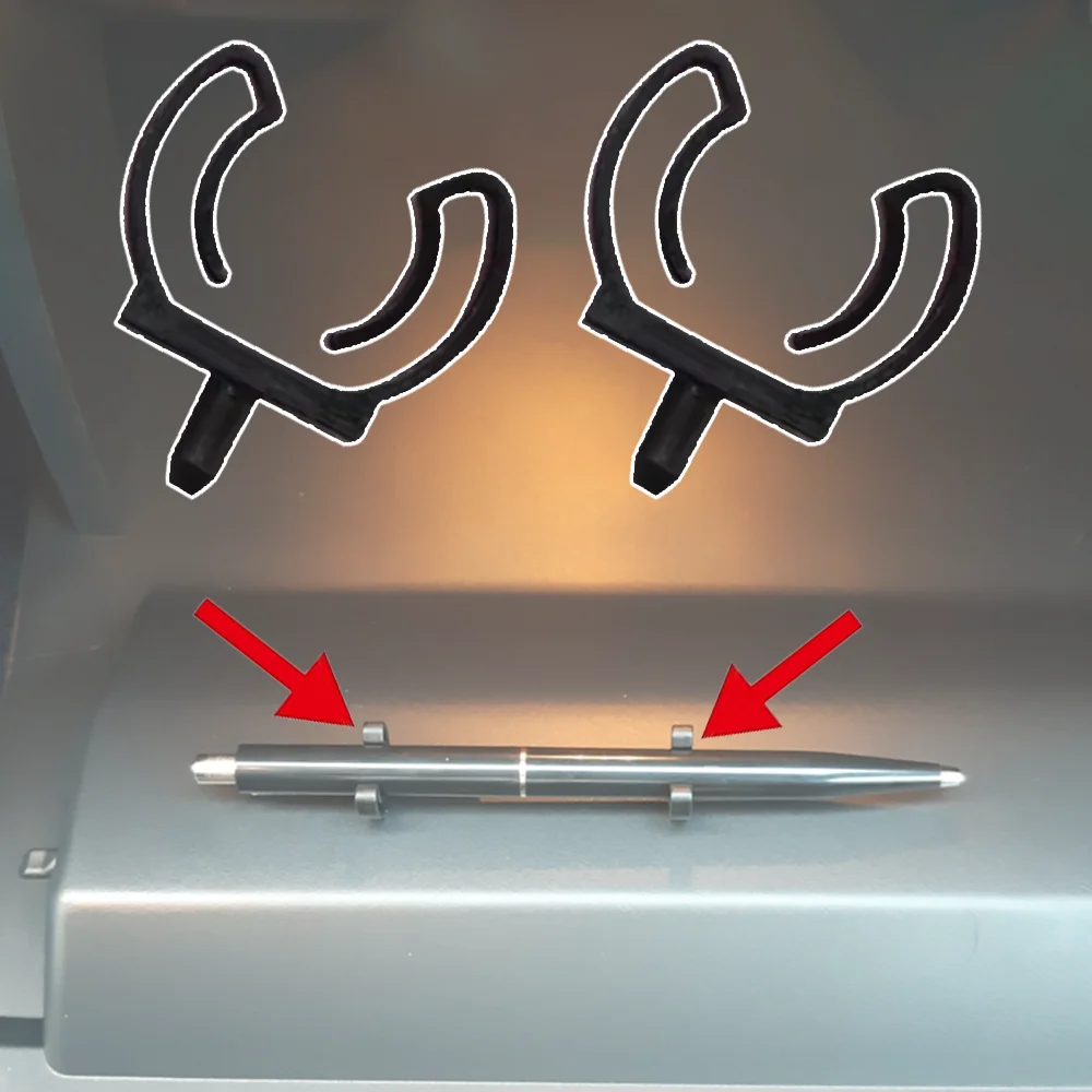 Auto Glove Box Organizer para BMW, clipes de bandeja lápis, bloqueio para BMW 1, 2, 3, 4, 5, 7, 8 Series, X1, X2, X3, X4, X5, x7, M2, M3, M4, M5, M8, XM, Z4, preto, 2x