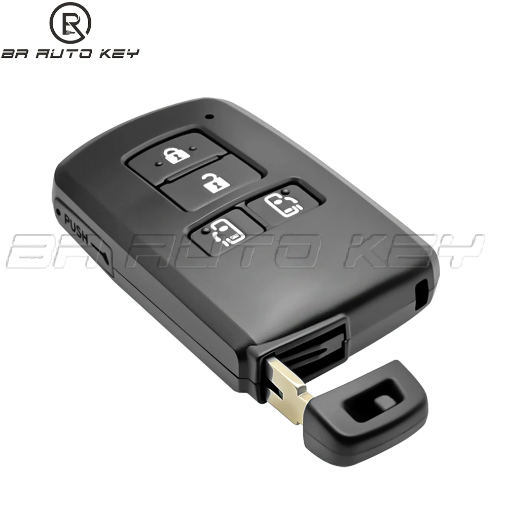 토요타 알파드 벨파이어 에스콰이어 노아 시엔타 복시 리모컨 키 4버튼 교체용 키리스 자동차 리모컨 키 쉘 커버