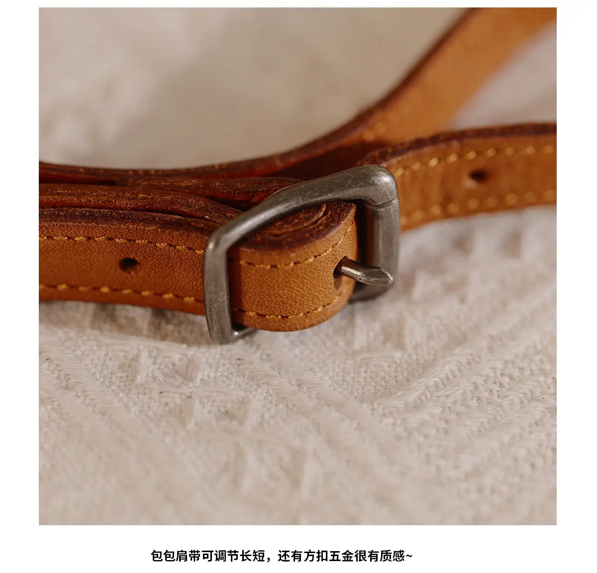 Vintage handgefertigte Damen-Umhängetasche aus pflanzlich gegerbtem Rindsleder, kleine Outdoor-Party-Luxus-Umhängetasche aus echtem Leder für Damen – Detail 15