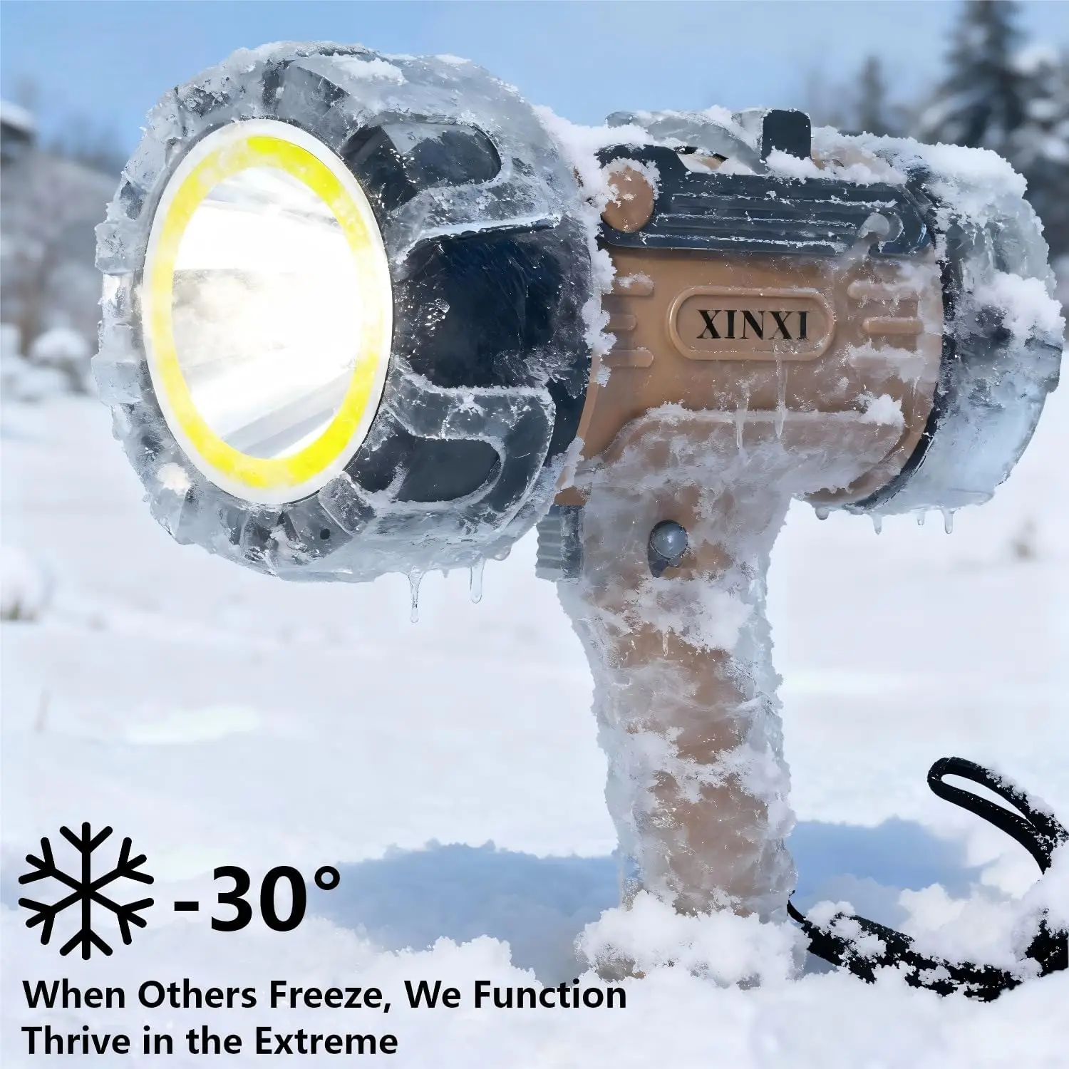 كشاف COB قابل لإعادة الشحن بقوة 1,000,000 لومن، مقاوم للماء IP67، مصباح يدوي محمول طويل مع فلتر أحمر للصيد والأسماك