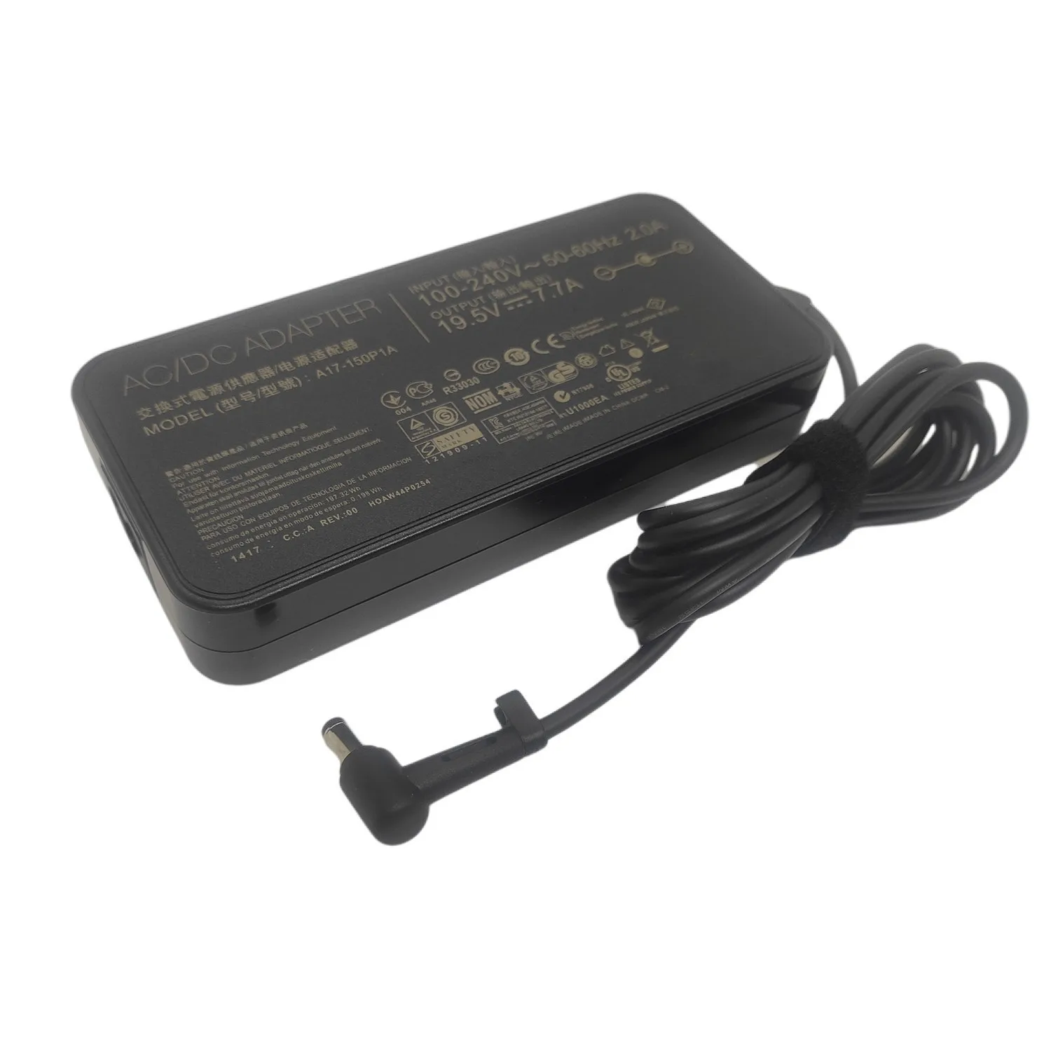 Imagem -03 - Carregador de Laptop Adaptador ac para Jogos Asus Tuf N71y Fx504 Rog G73gx Gl503g G72gx G53j G75vx G75vw 19.5v 7.7a A17150p1a 5.5x 2.5 mm