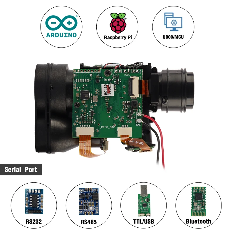 Faixa de medição de golfe oem, sensor de distância a laser, módulo telêmetro rs485, 2000 m, módulo telêmetro a laser de longa distância