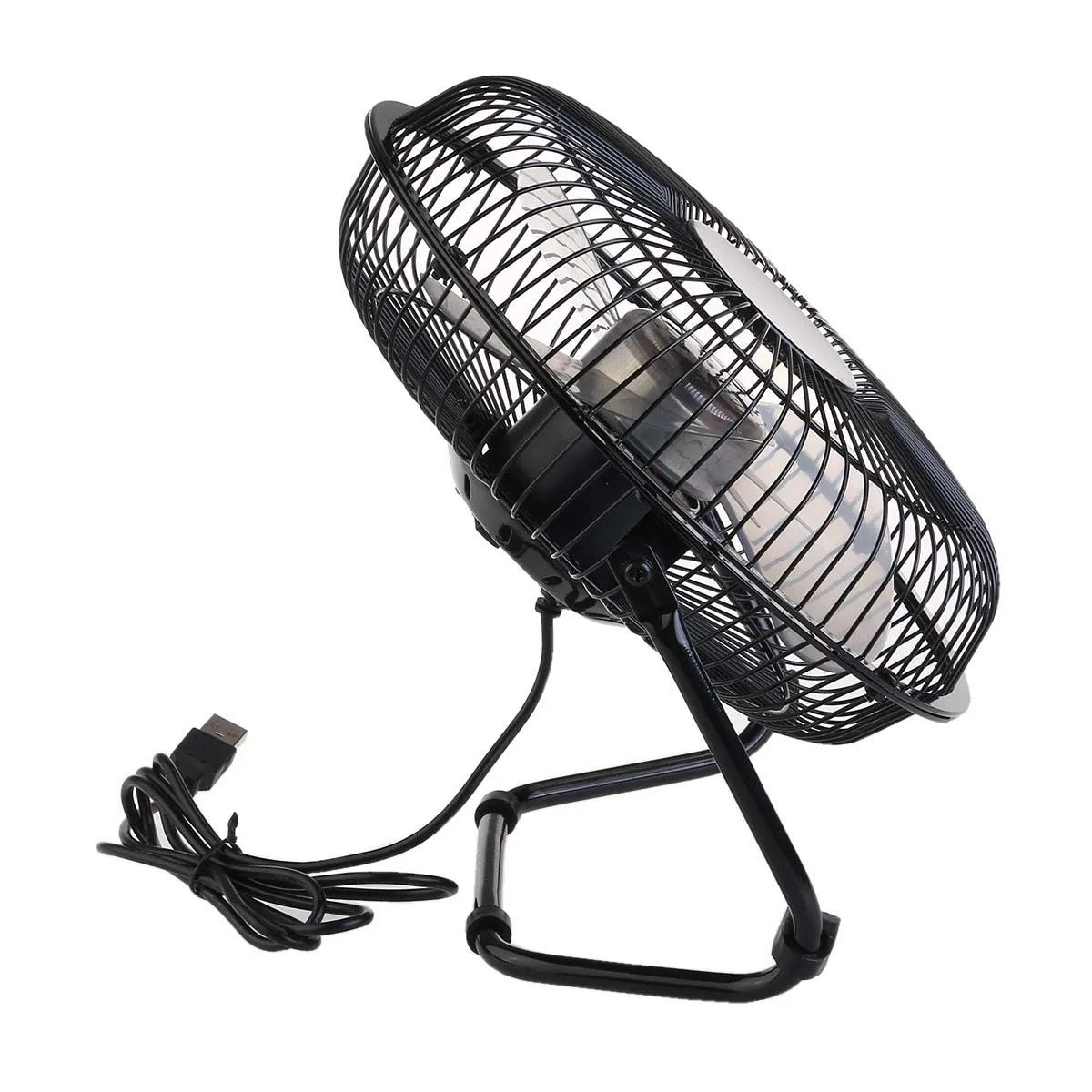

8-inch Metal Desk Fan Durable Quiet Mini Laptop 360-degree Rotatable Mini Usb Fan For Laptop DC5V 2W Portable Table Car Use