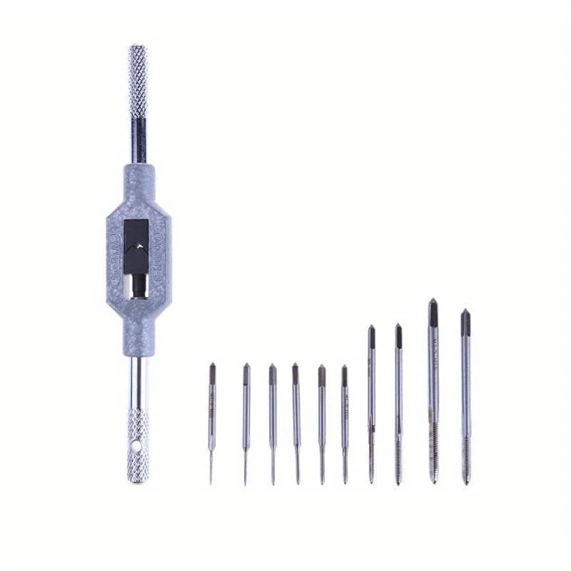 11Pcs/set Mini Tap --DIY Watch Repair Tool Hand High Speed Steel Tap Set M1-M3.5 Watch Repair Tools