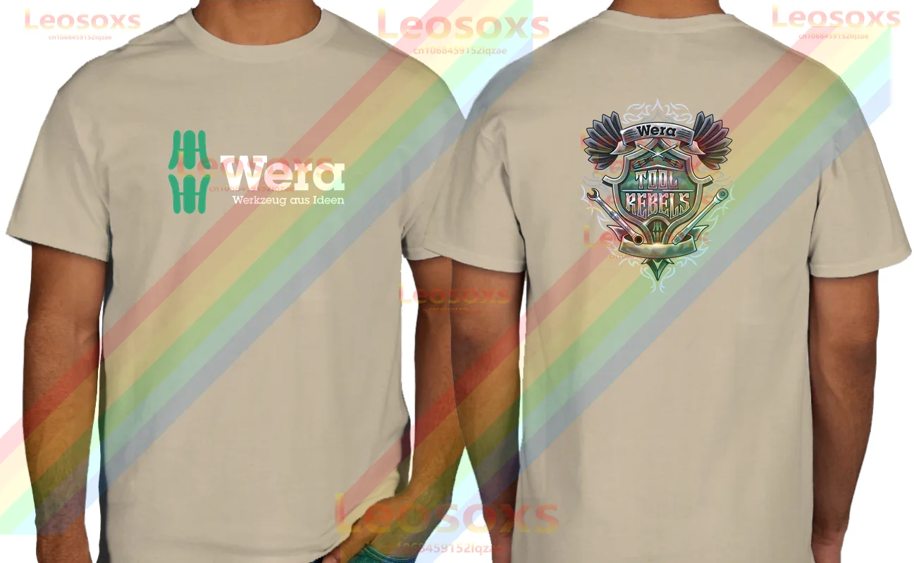 

[TEW] Summer hot selling men's pure cotton Wera Leosoxs T-shirt street casual printed women's gift short sleeve