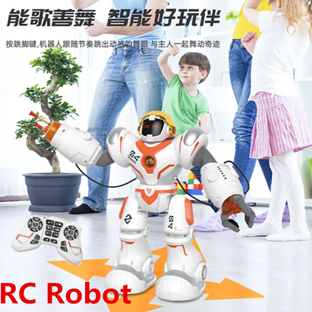 

RC Robot Toy Kids Intelligence Robots Smart Action Walk Singing Dance Gifts For Kids Aged 8-14 Boys Girls Birthday Gift