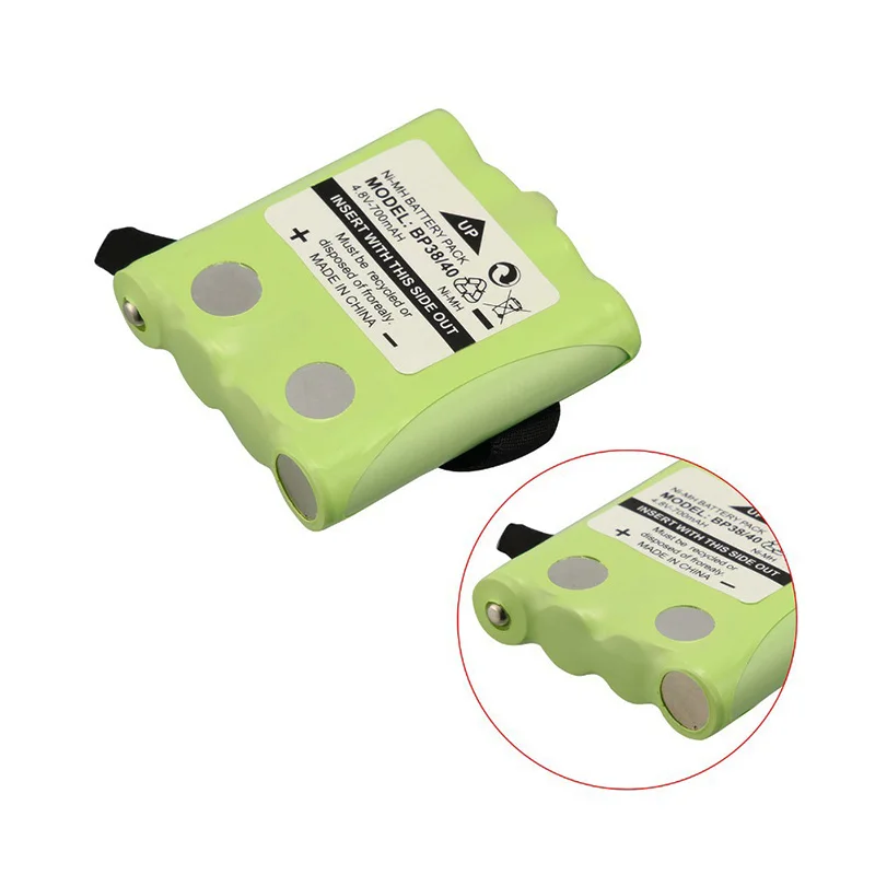 4.8V 700MAH NI-MH Battery for Uniden BP-38 BP-40 BT-1013 BT-537 for MOTOROLA TLKR T4 T5 T6 T7 T8 Series Model