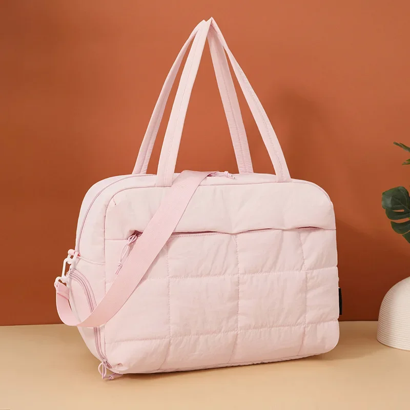 Новая сумка для фитнеса, пуховая сумка, женская дорожная сумка для выходных, дорожная ручная сумка для ночного багажа