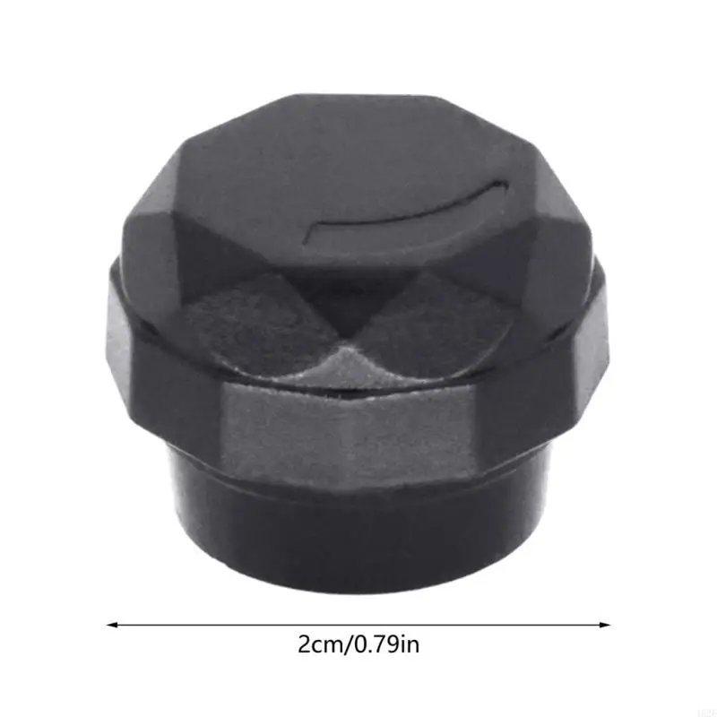 462E Volumekanaal Knob Cap Cover Vervanging voor UV5R UV-5R UV-5RA UV-5RB UV-5RC Plastic Black Caps