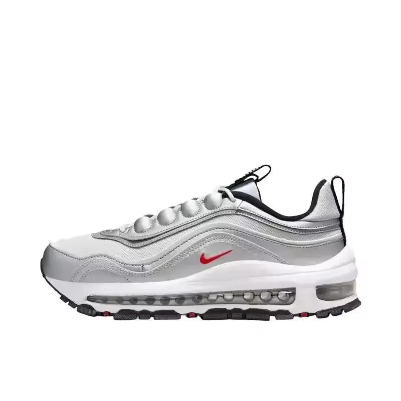 Nike Air Max 97 Futura Women's Green Low-top Anti-slip Lightweight Casual Sports Shoes Running Shoes