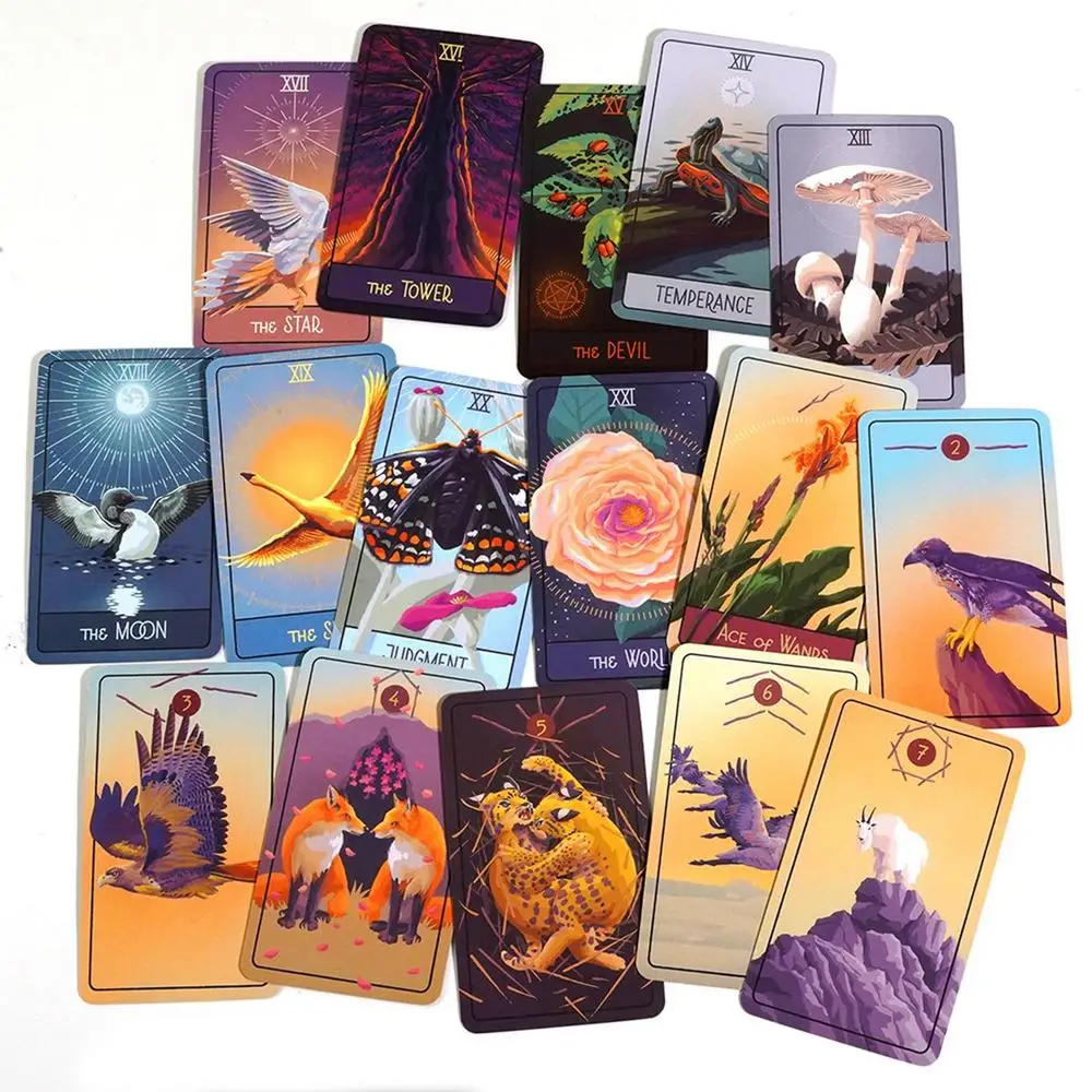Pacific Northwest Tarot Fate Wróżenie Tarot Wyrocznia Talia Impreza Rozrywka Wróżenie Gry planszowe