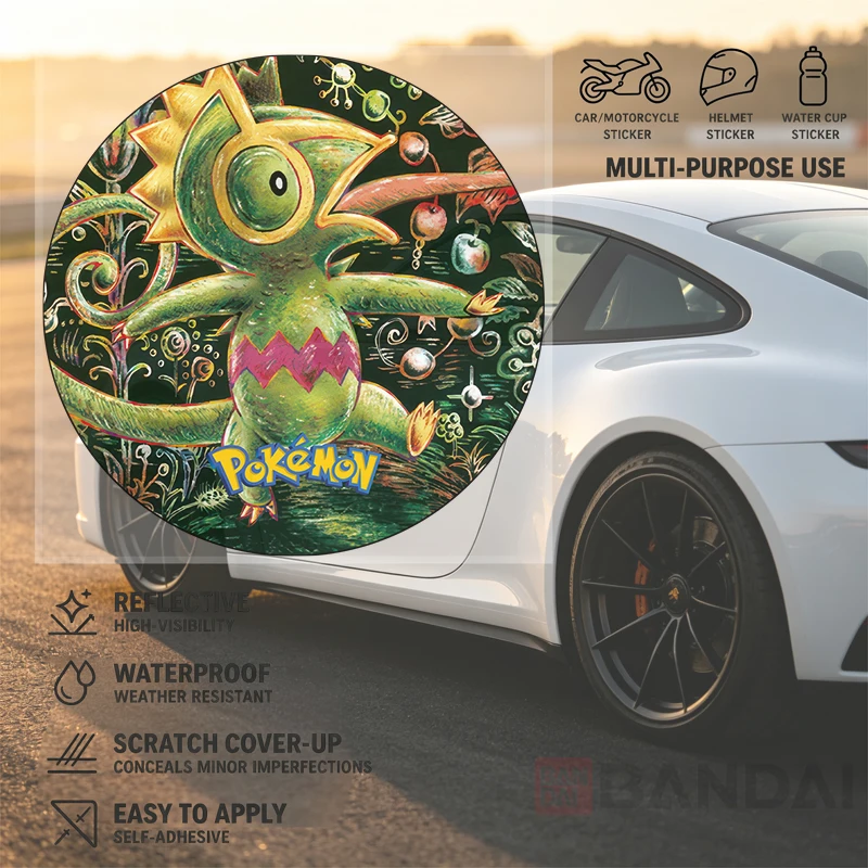 Car Stickers Anime Creature Vinyl Decal Waterproof Die Cut for Motorcycle Skateboard Water Bottle Auto Decor