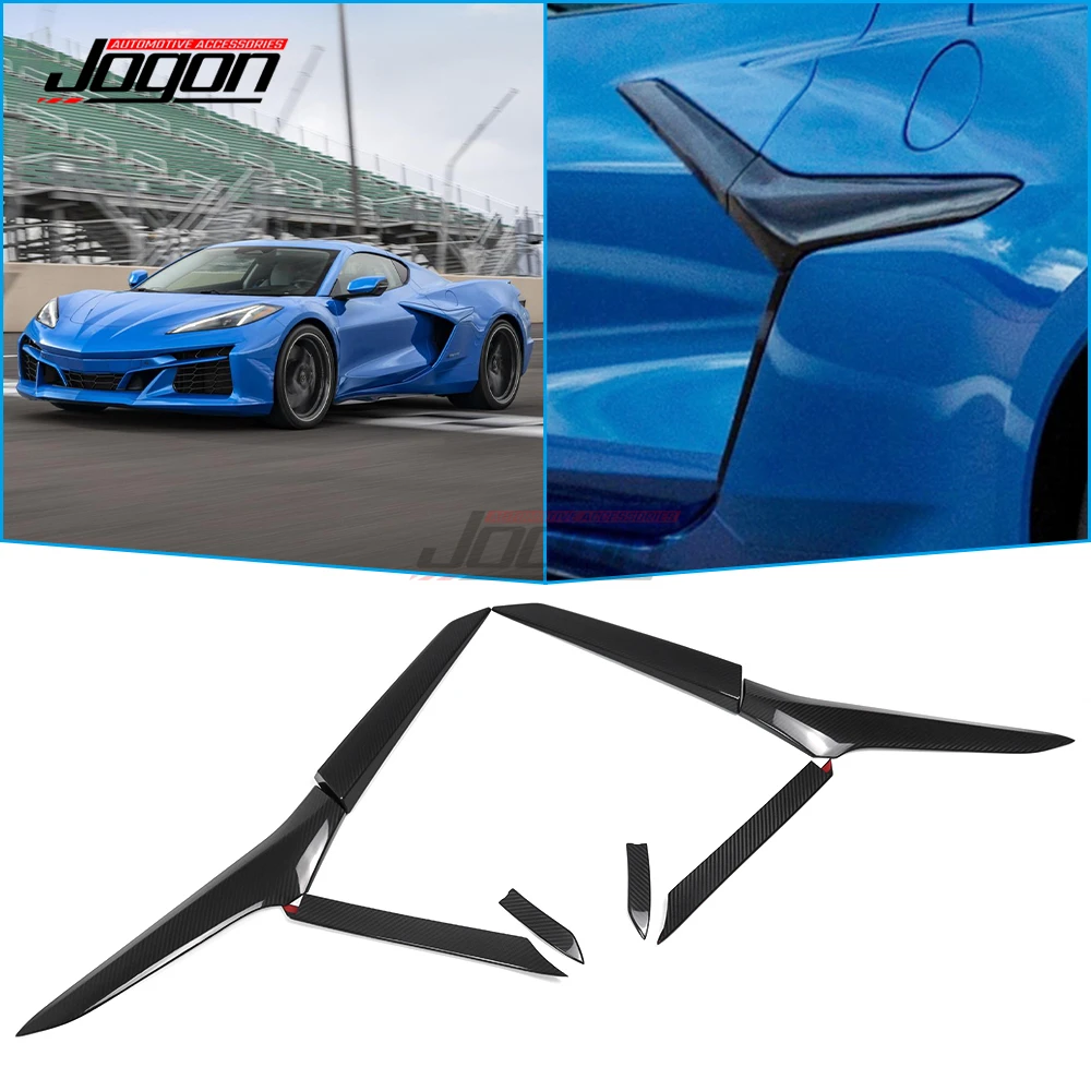 

Для Corvette C8 Coupe Z06 E-Ray 2023 2024 2025 из углеродного волокна, внешняя часть кузова автомобиля, боковая дверь, вентиляционное отверстие, накладка, аксессуары