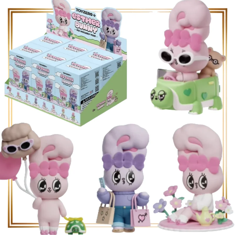 EstherBunny Holiday Time Series Blind Box 11CM Puppe Ornament Figur Spielzeug Überraschungsbox Glückstasche Weihnachtsgeschenk Anime Peripheriegerät