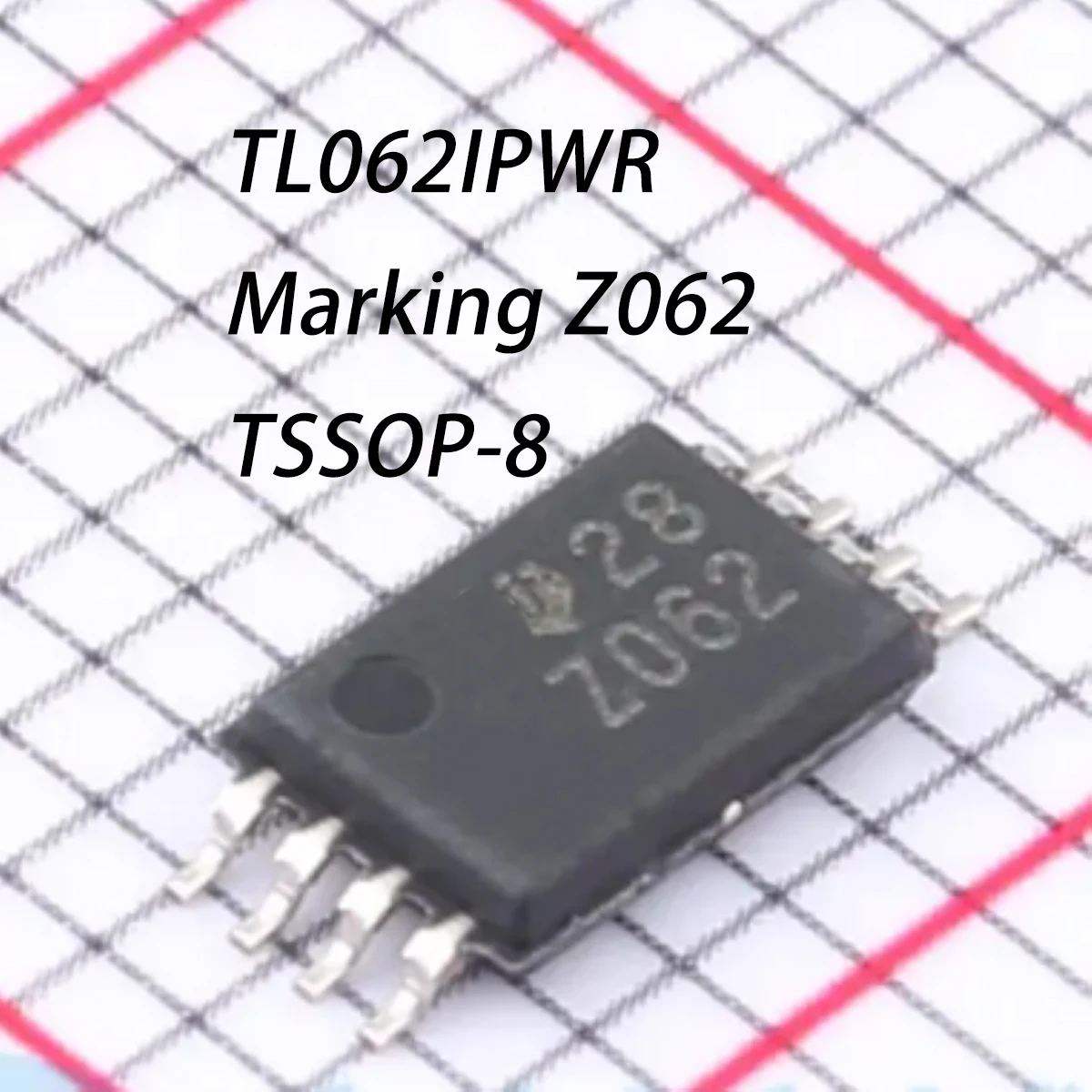 10PCS TL062IPWR Marking Z062 ZO62 TSSOP-8 NEW Original FET Operational Amplifier 3.5V/us 3mV 30pA 1MHz Chip IC JFET 2 CIRCUIT
