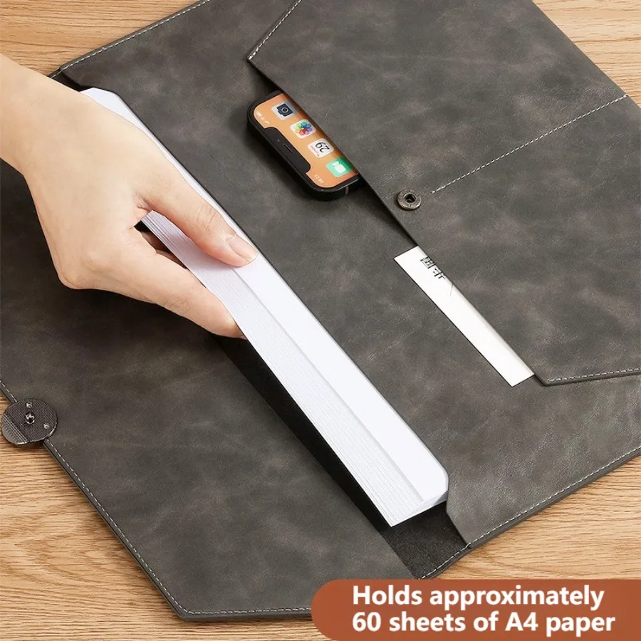 지퍼 매니저 폴더 판매 계약서 A4 문서 정리 파일 파우치 문서 가방 서류 가방 다기능 문서 케이스