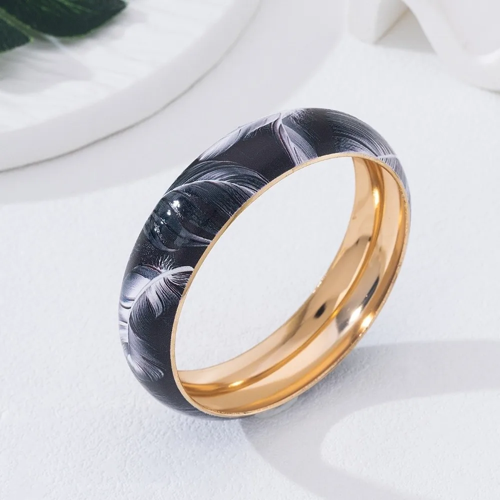 Stripes Colorful Boho Style Bangle Vintage Elegant Ethnic Bangle Handicraft Traditional Hand Bracelet Ladies