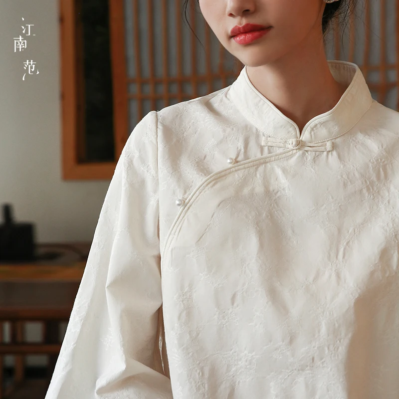 

Элегантная молодежная женская одежда в традиционном китайском стиле, модная, из смесового хлопка