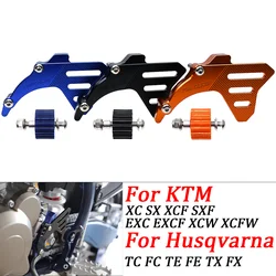 Front Sprocket Cover Case Saver Protector Chain Guard For KTM Husqvarna EXC SXF XCF XCW XCFW TE FE TC FC TX FX 250 300 350 MOTO