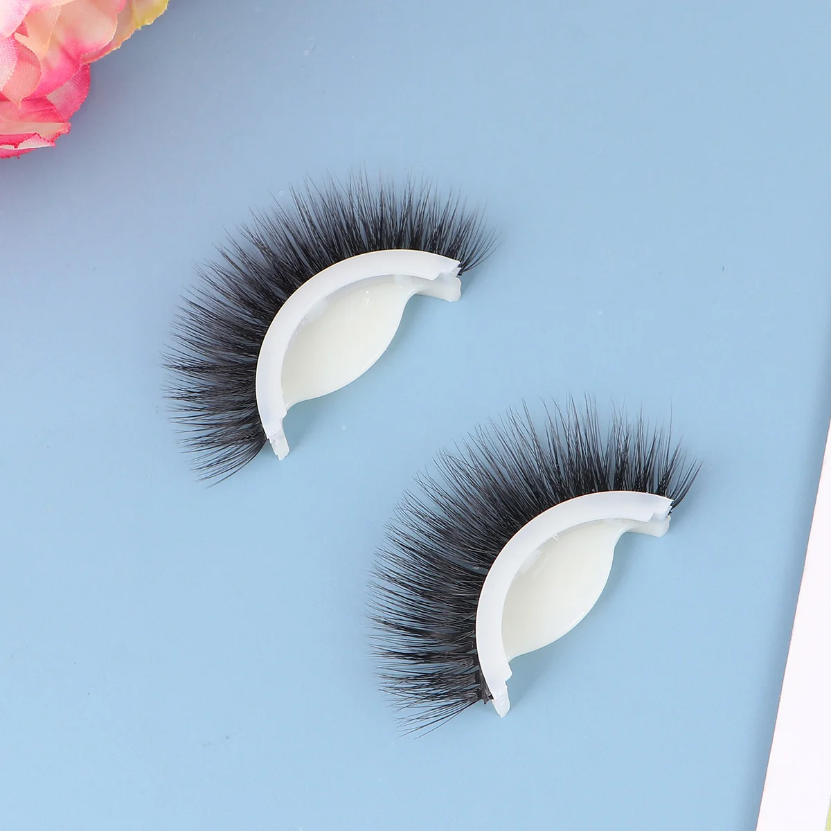 

Reusable 3D Thick False Eyelashes Natural Long Curve Soft Comfortable Makeup Eyelash Extension Tools for Wedding Party Night Out