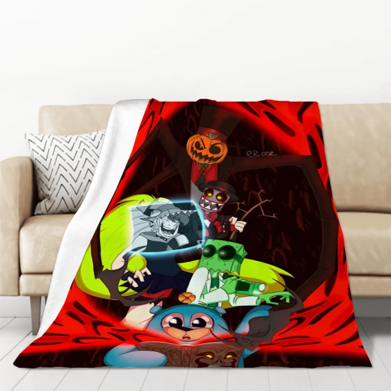 Villainous Cartoon Sofa Blankets for Bed Baby Blanket Furry Winter Throw Fluffy Soft & Throws Fleece Beds Custom Nap Anime Home