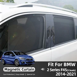 For BMW 2 series F45 5 seats Active Tourer 2014-2022 Car Sunshade Shield Front Windshield Curtain Rear Side Window Sun Shade